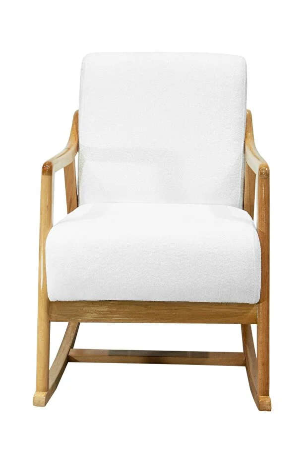 Rock Bohem Sallanır Berjer, Kırık Beyaz